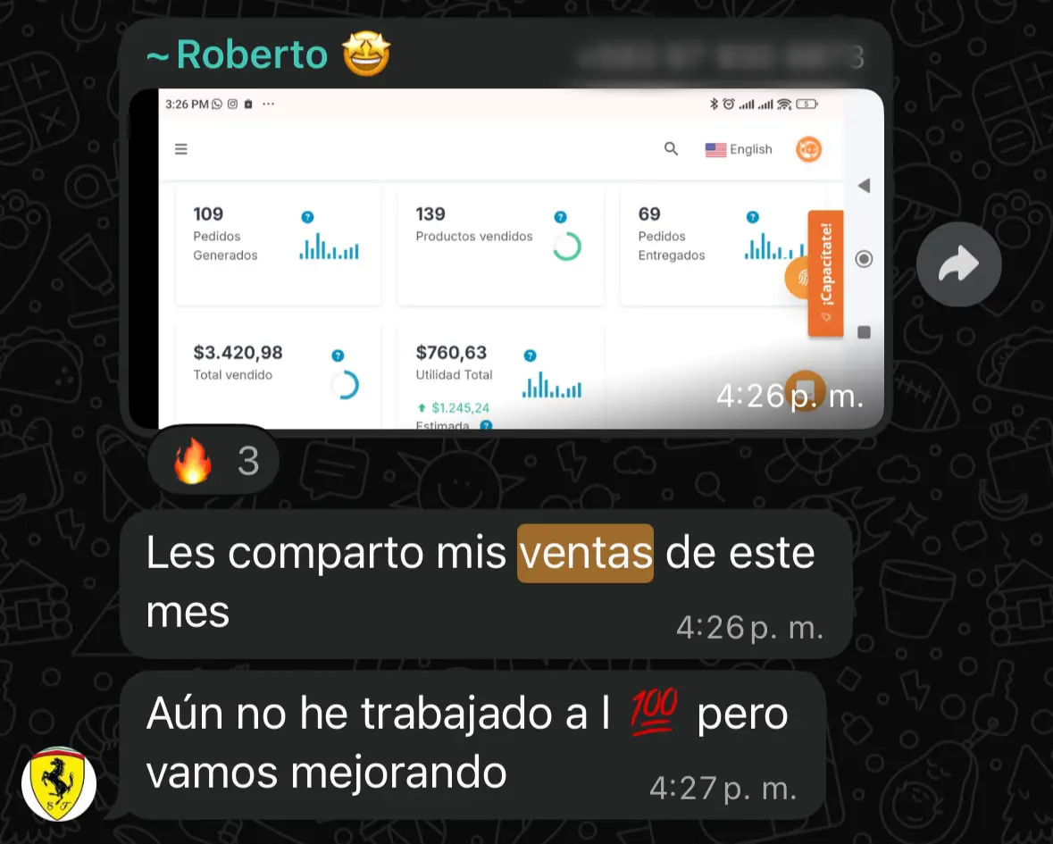 Testimonio real de un alumno